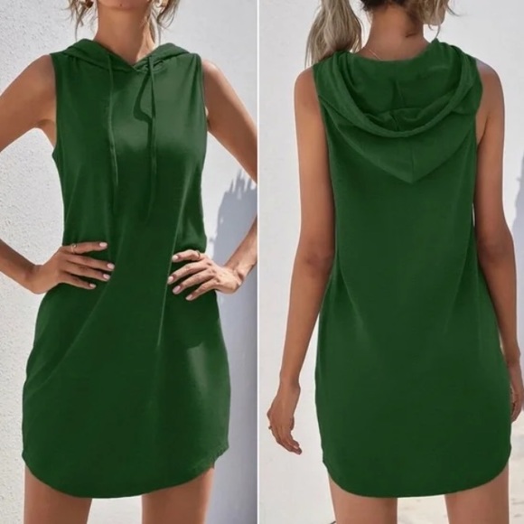 LAST FEW Cozy Minimalist Sleeveless Hoodie Casual Dress - Picture 7 of 7